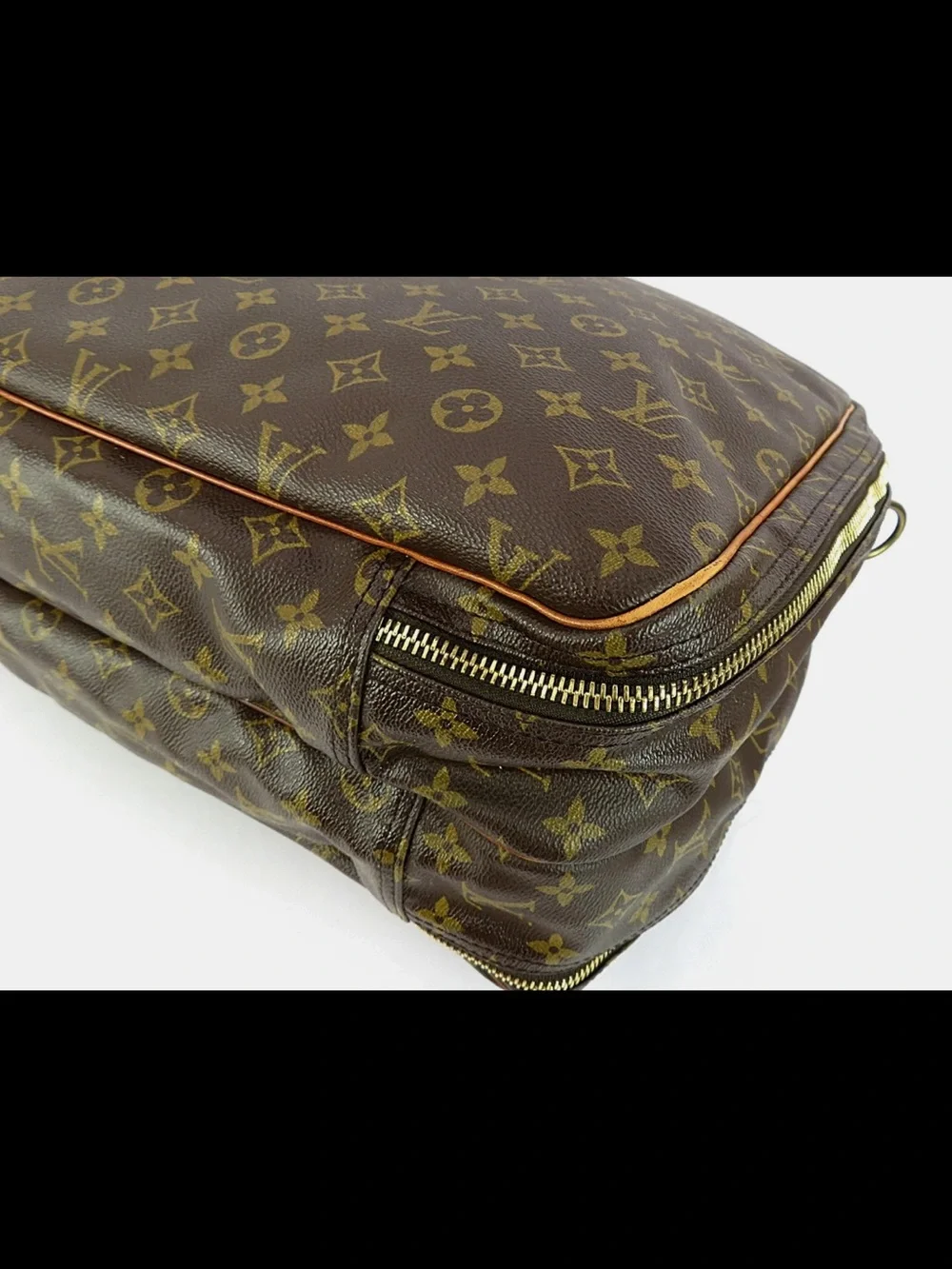 Louis Vuitton Brown Monogram Weekend Travel Bag
